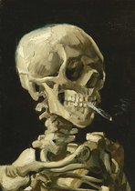 Vincent Van Gogh - Head of a Skeleton with a Burning Cigarette, 1886 -  Puzzel 1000 Stukjes