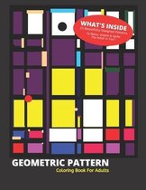 Geometric Pattern Coloring Book for Adults