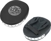 FLOKOO Boxing Pads SET - 2 pièces - Coussin de défense - Coussin de boxe SET - Coussin à main pour boxe, muay thai, boxe thaï, MMA et kick boxing - Etincelles professionnelles - Zwart - Coussinets de boxe - Coussin à main - Universel