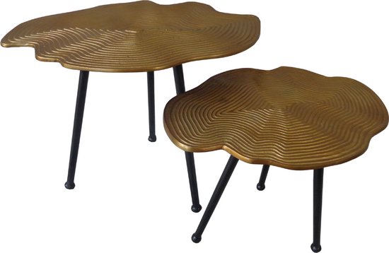 Zuiver Chubby Bijzettafel Vierkant 40x40 cm Beige – vtwonen