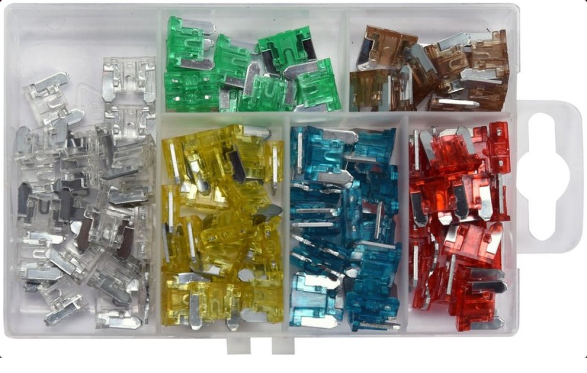 YATO mini autozekeringen assortiment - zekeringenset - YT-83145 - 100 stuks