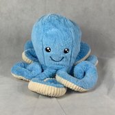 octopus pluche knuffel 40 cm blauw