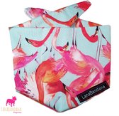 Hondenbandana | Knoopbandana | Flamingo maat S