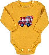 alisé Romper met lange mouwen vrachtauto Geel 0-3m
