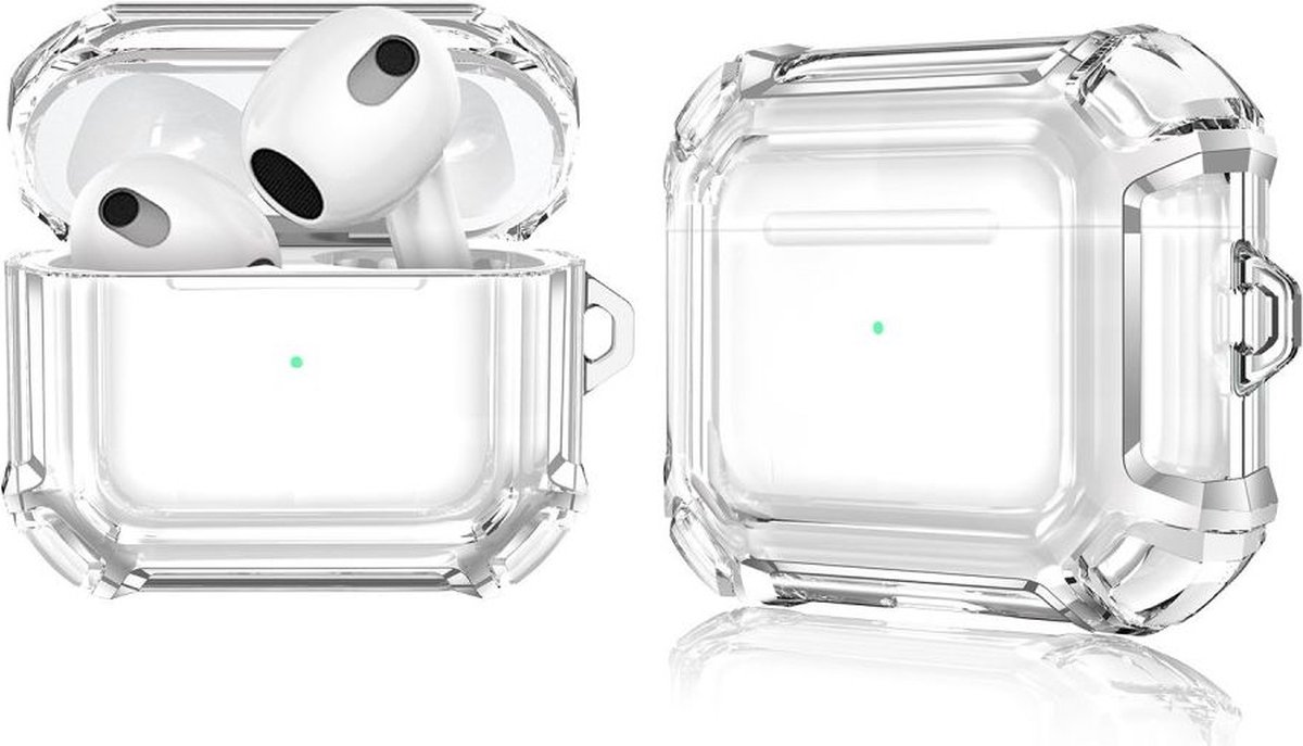 Hoesje TPU Case Transparant Geschikt voor Apple AirPods 3