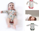 k&b - baby unisex rompertje - lange mouw   - babykleding - Maat  74 -