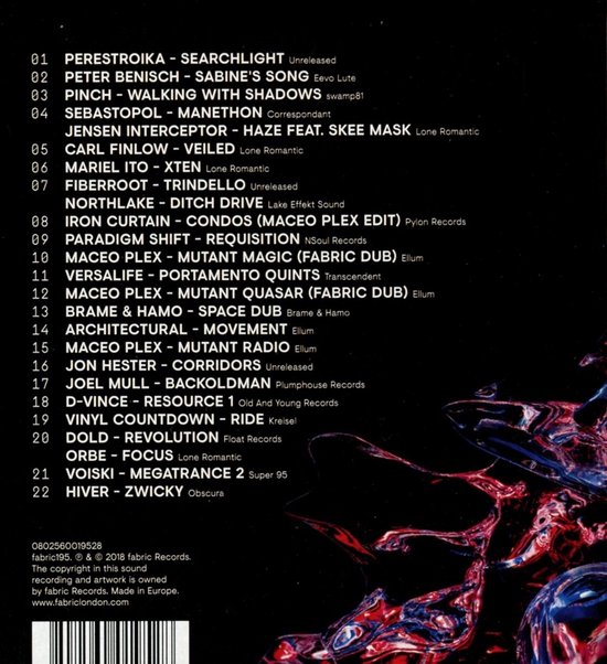 Maceo Plex Fabric 98 Maceo Plex (CD), Maceo Plex CD (album