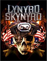 Metalen Wandbord Lynyrd Skynyrd - Motor Skull