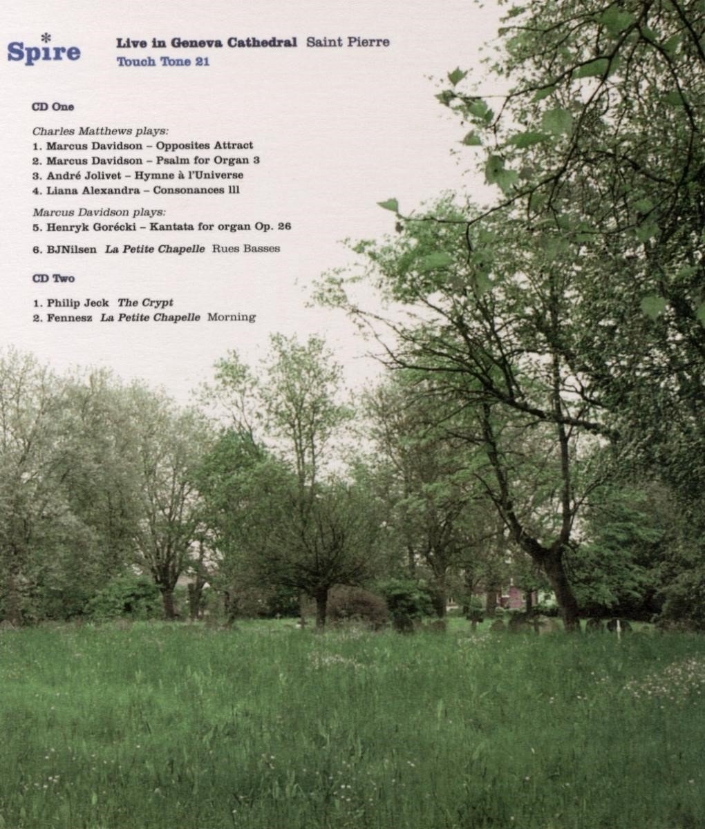 Various Artists - Spire Live In Geneva Cathedral Saint Pierre (2 CD)