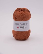 Phildar Phil Coton 3 Caramel Pack 10 x 50 gram
