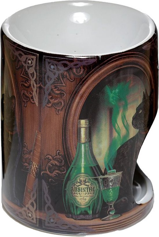 Oliebrander - waxmelt brander  Lisa Parker  absinth kat