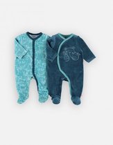 Noukie's - Pyjamaset - 2stuks - Unie - Groen - 12 maand 80