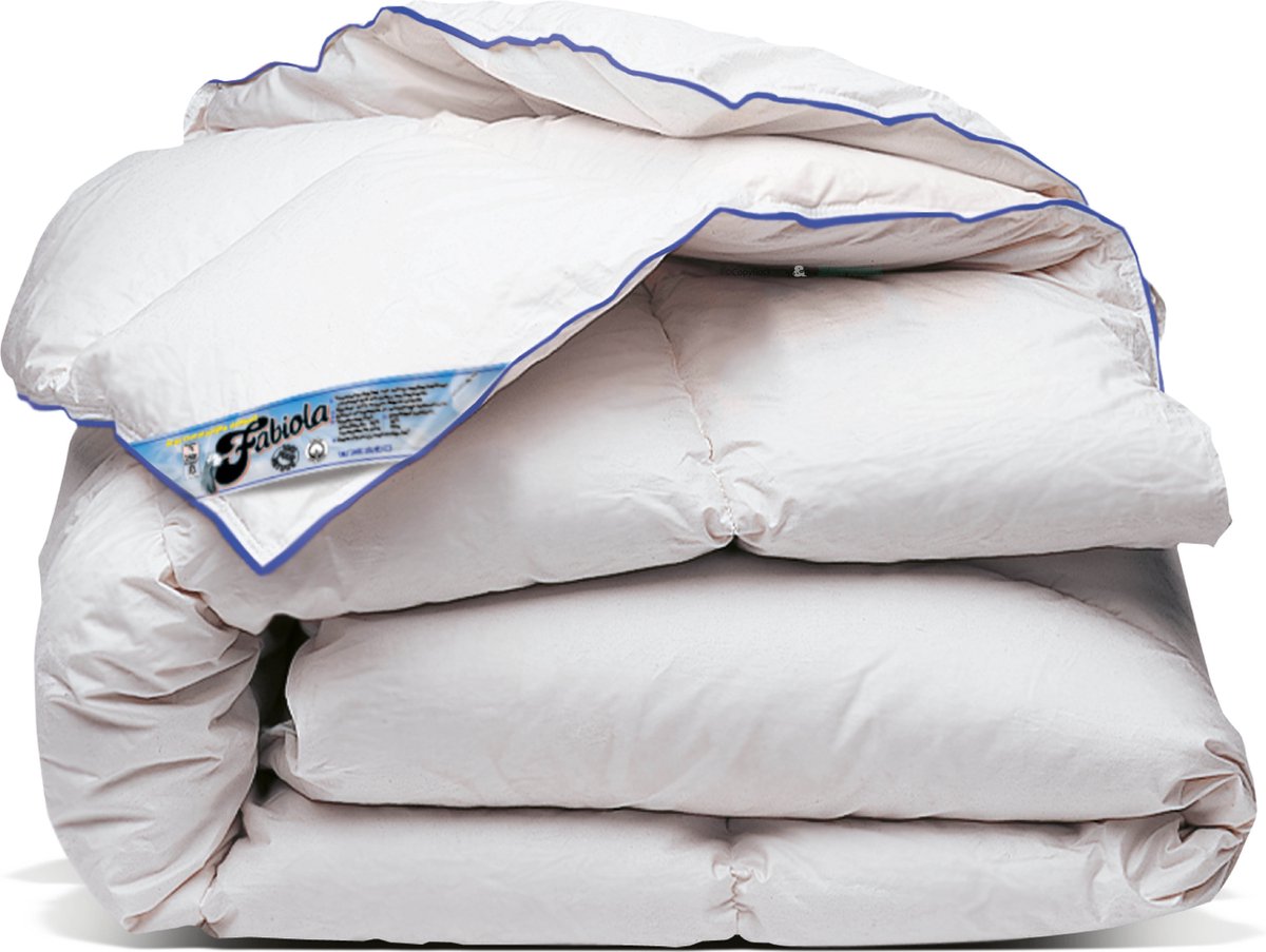 Fabiola Oostenrijks dons winterdekbed - Halfdons dekbed - Luxe en lekker zwaar donsdeken - 260x220 cm SuperSize XL