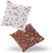 Quilla - Pure Natural - Sierkussen - 40x40cm - Rood