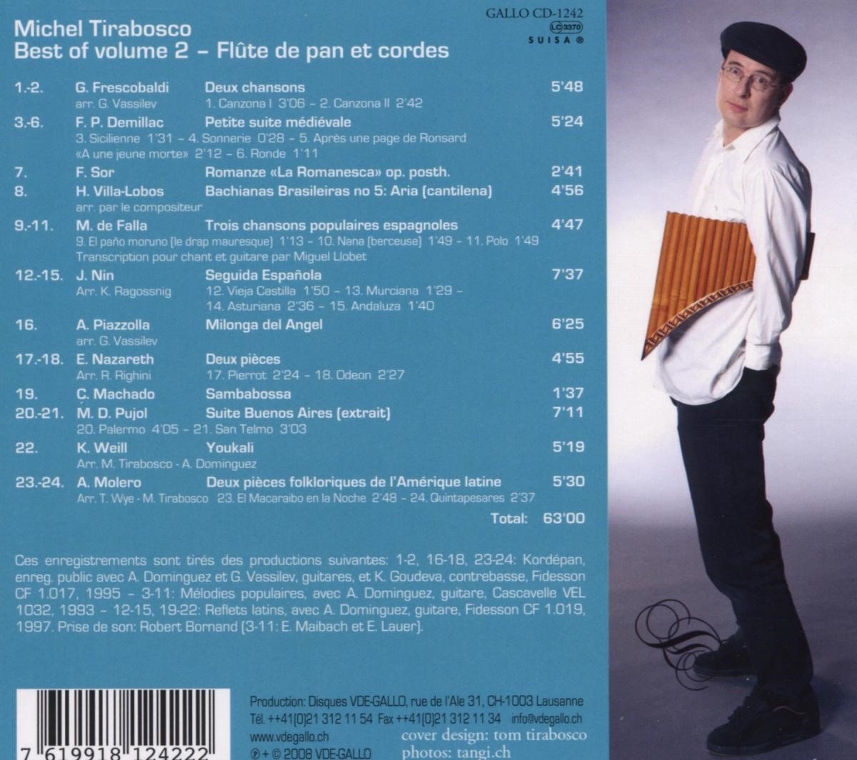 Michel Tirabosco Best Of, Volume 2 Flute De Pan Et Co (CD), Michel