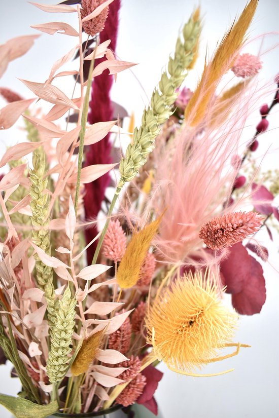 Droogbloemen - boeket 50cm - Golden Mix