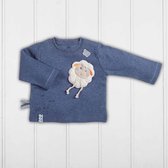 Organicera Organic sweatshirt met lange mouwen blauw Blauw 18-24 maanden