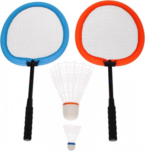 Get & Go Badminton Set - XXL - Blauw/Oranje - Get & Go