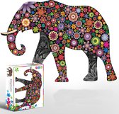 Olifanten vormpuzzel / legpuzzel - 500 stukjes - XD Xtreme