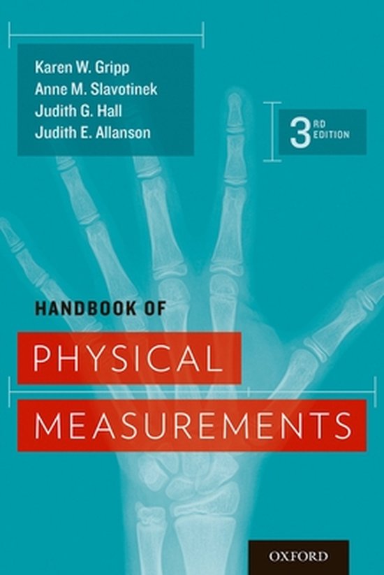 Handbook Of Physical Measurements 9780199935710 Karen W. Gripp