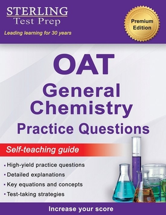 Sterling Test Prep OAT General Chemistry Practice Questions - cover