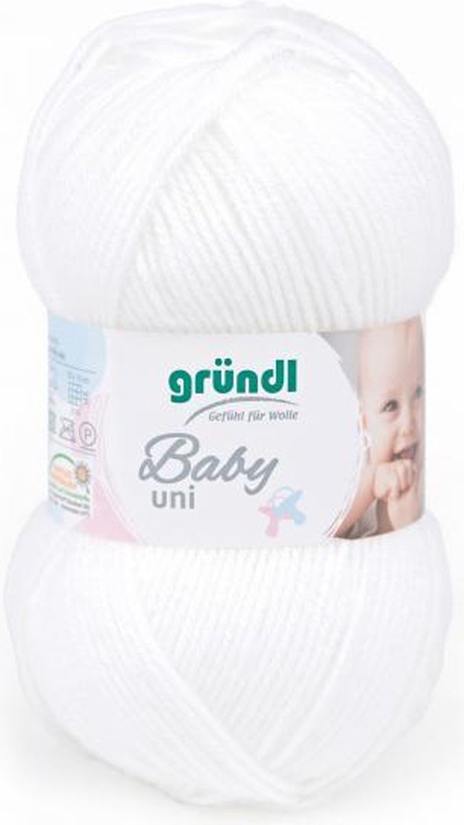 3458-01 Baby Uni 10x50 gram wit