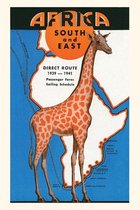 Pocket Sized - Found Image Press Journals- Vintage Journal Map of South-East Africa