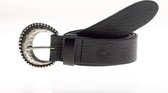 Elvy Fashion - 35206 Crescent Belt Women - Black - Size 85