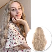 Blonde Pruik Lace Front Wig - Krullen - Verstelbaar - Pruiken Dames - Blond - 60 cm