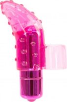 Bundle - PowerBullet - Frisky Vinger Vibrator Met Bullet - Roze met glijmiddel