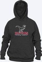 Hoodie sweater | Jurassic World | Dinosaurus Raptor | maat 128 (7-8 jaar)
