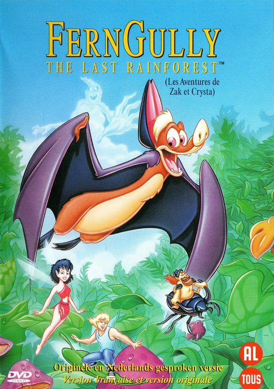 Cover van de film 'Ferngully - The Last Rainforest'