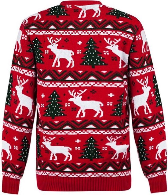 Misbruik Opschudding nakomelingen Foute Kersttrui Dames & Heren - Christmas Sweater "Gezellig Kerst Rood" - Kerst  trui... | bol.com