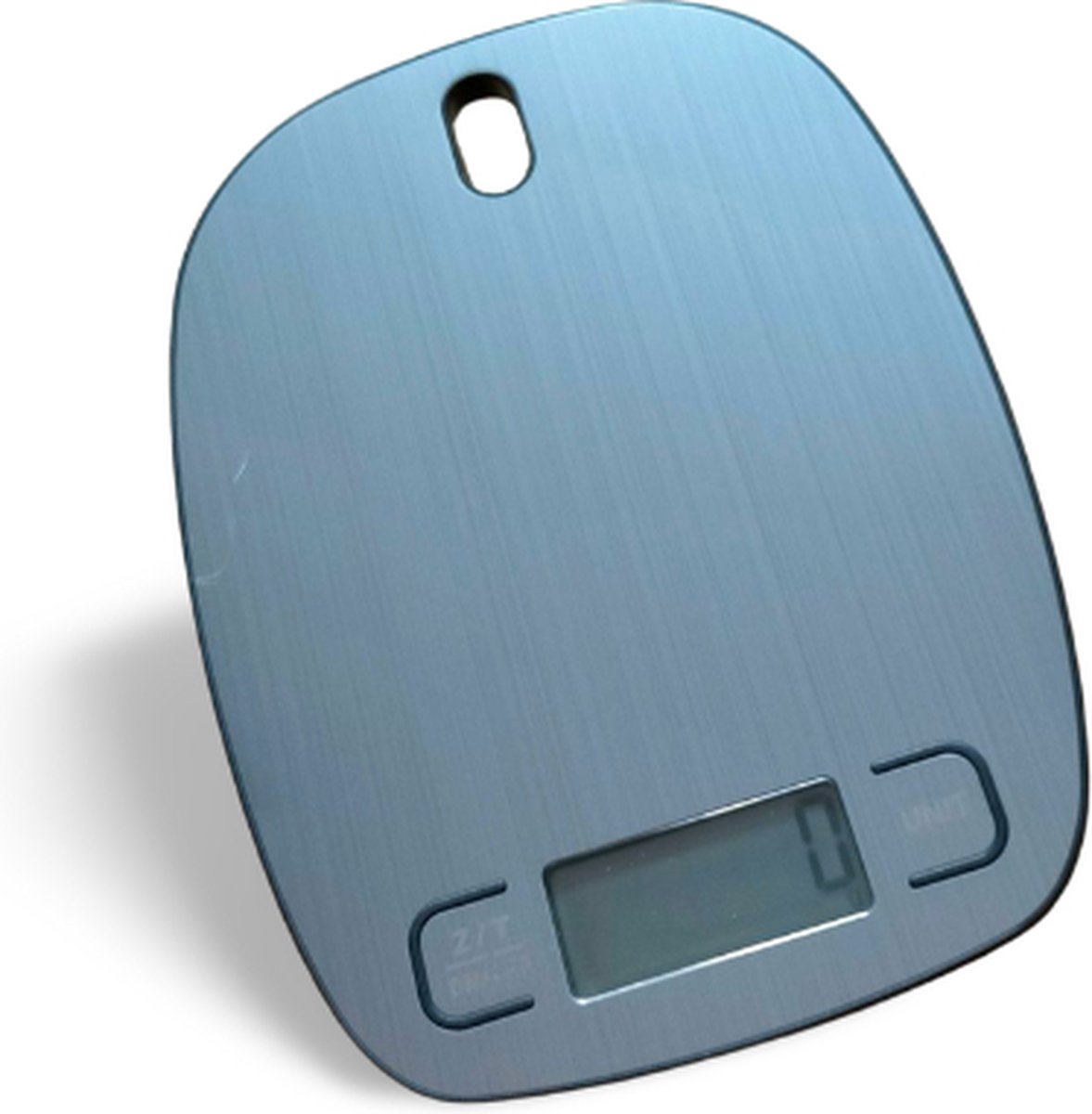 Benson Digitale keukenweegschaal - 5 kg - chroom - compact formaat - inclusief batterijen