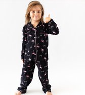 Katoen Kinder Pyjamaset Met Flamingo Print Maat 0 / 2-3 Jaar