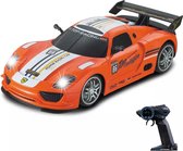 Porsche RC Radiografisch Bestuurbare Auto - RC Auto - Porsche MT1100 Oranje - Schaal 1:12 - 30km/h - Drift Racing - 2.4GHz - Bereik 50 meter - Bestuurbare Auto voor kinderen en volwassenen