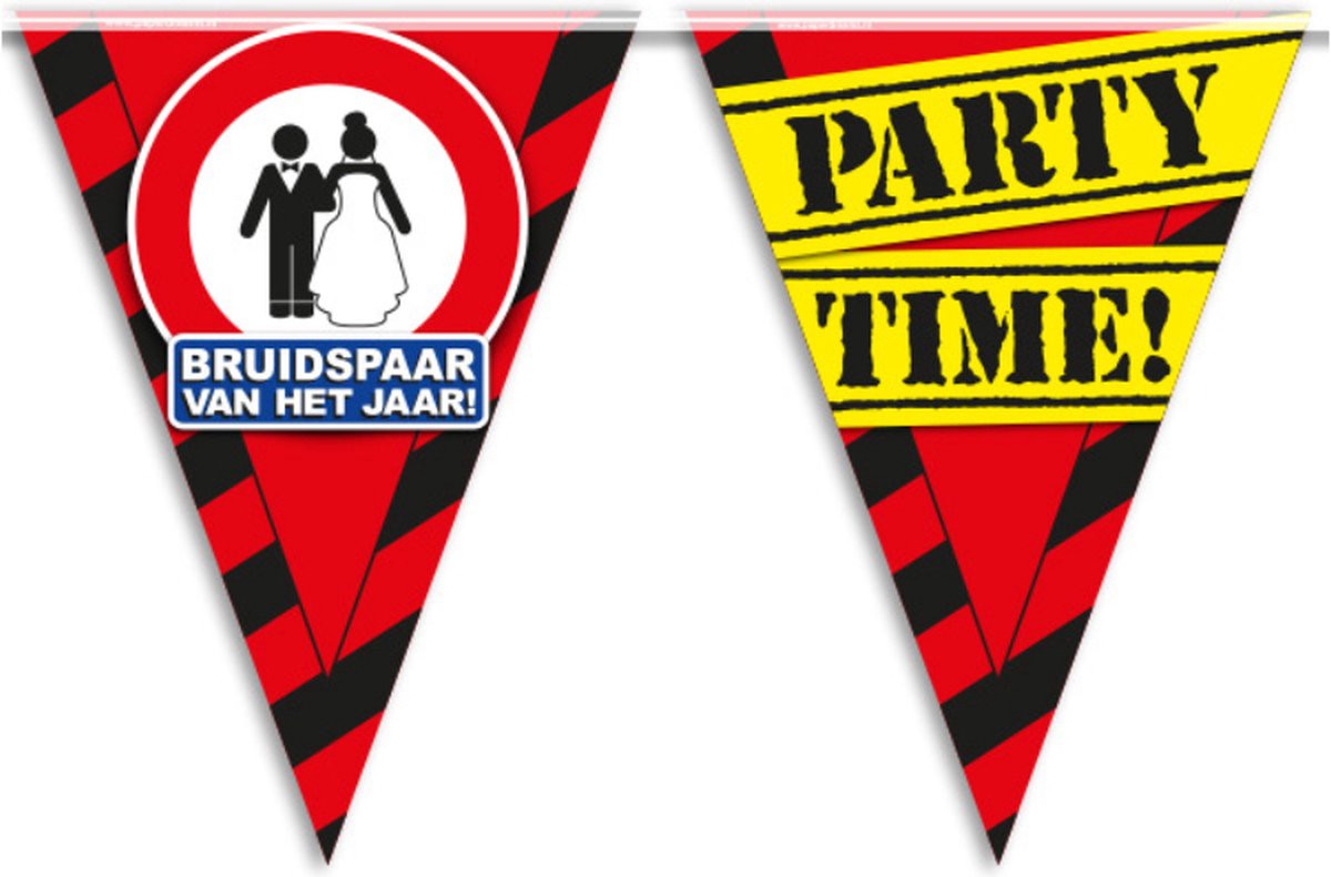 Bruidspaar van het jaar slingers | Bruiloft - Huwelijk - Feest