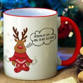 Kerst mok - Beker - Kerst mok Zen - Kerst cadeau - Gepersonaliseerd - Grappig  - Gratis inpakservice