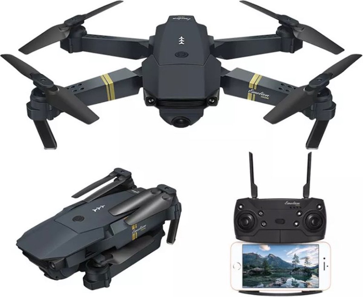 F89 Drone met 4K Camera - Drone met Camera voor Buiten/Binnen - Mini Drone - Drone voor Kinderen/Volwassenen – Inclusief Opbergtas & 1 Extra Accu