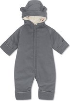 Konges Slojd onesie met kap Artic Sea/Bell Boy Creme