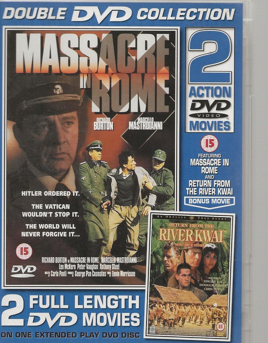 MASSACRE IN ROME + RETURN FROM RIVER KWAI ( Import)