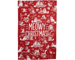 Theedoek Simon's Cat - Meowy Christmas