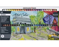 Eberhard Faber oliepastelkrijt - Artist Color - 9mm - 50 stuks - assorti - EF-522050