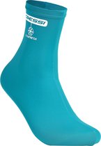 Lycra duiksokken / Water Socks Turquoise maat L / XL