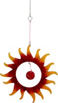 Suncatcher - Jaune soleil/rouge - Résine - Rouge - 29x20x1 cm - Indonésie - Sarana - Fairtrade