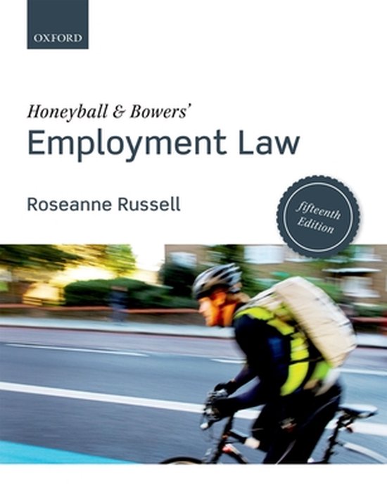 Honeyball & Bowers' Employment Law - cover