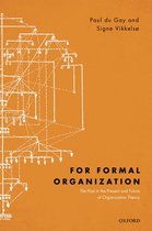 For Formal Organization