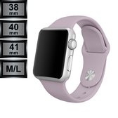 RipaWare Sport Watch bandje - Geschikt voor Apple - Silicone - 38, 40, 41mm - M/L - lavendel
