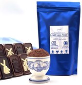 100 Gram Nederlands Alkalised Cacao Cacaopoeder - 10-12% vet-puur en ideaal voor bakken, warme chocolademelk .