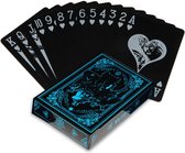LTANG Speelkaarten Waterdicht - King edition - Zwart/Blauw - Poker Kaarten - Scheurt niet - Kreukvrij - Waterdichte Speelkaarten